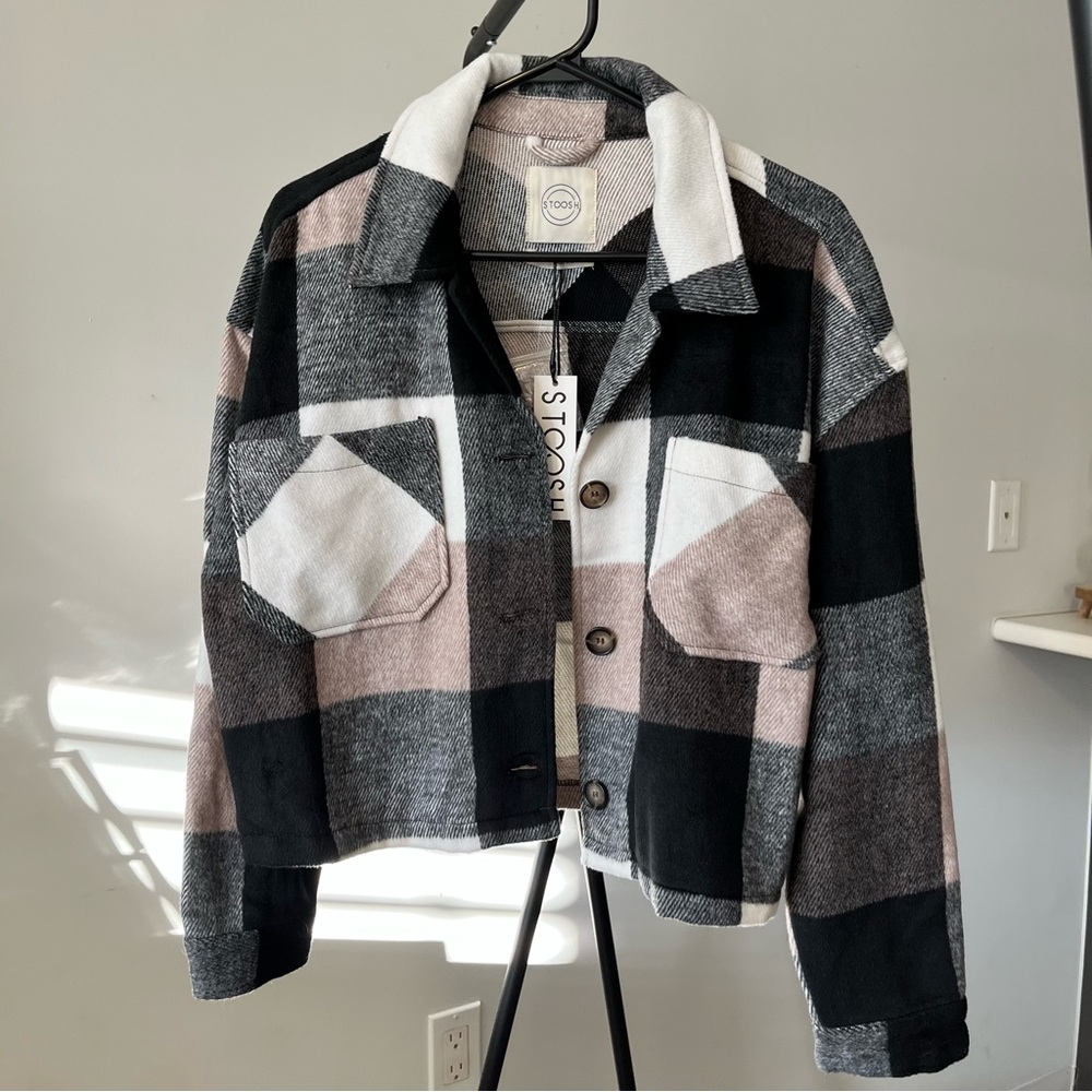 Flannel Utility Jacket NWT